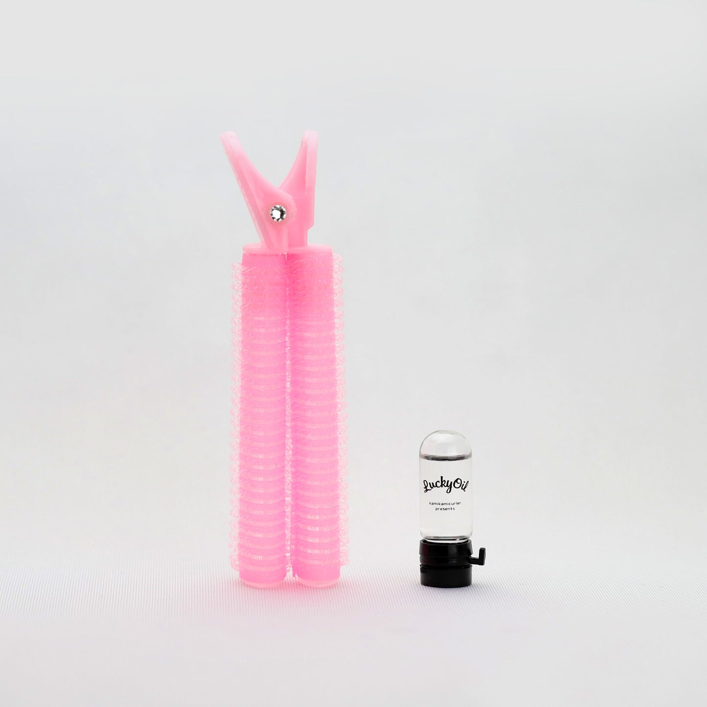 【 カリスマ美容師監修&お客様に合わせた使い方動画付き】KAMISTORY  カミカミカーラー ヘアオイル付き 前髪カーラー 前髪カット ヘアブラシ(ピンク小1個)