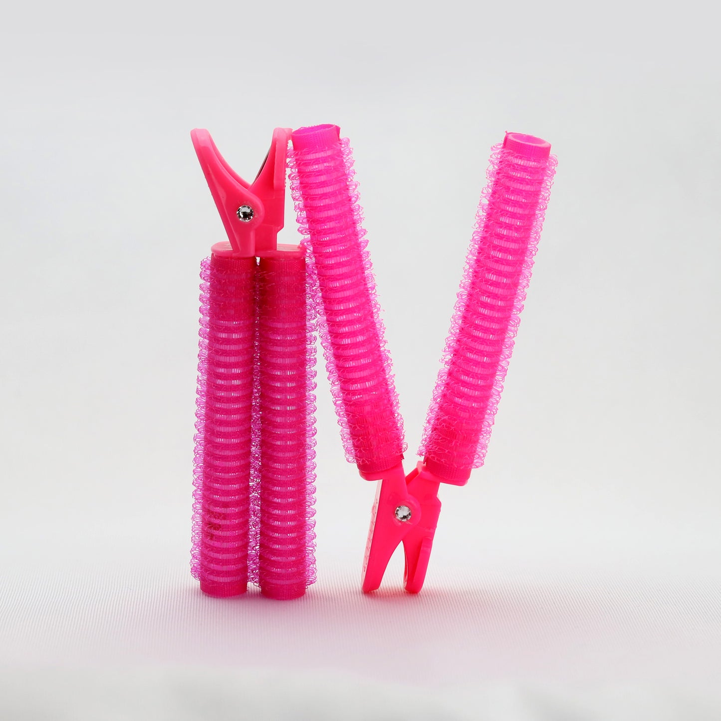 【 カリスマ美容師監修&お客様に合わせた使い方動画付き】KAMISTORY カミカミカーラー 前髪カーラー 前髪カット ヘアブラシ(レッド小2個set)