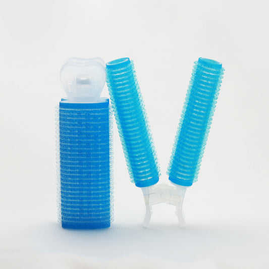 【 カリスマ美容師監修&お客様に合わせた使い方動画付き】KAMISTORY カミカミカーラー  前髪カーラー 前髪カット ヘアブラシ(パープル大set)