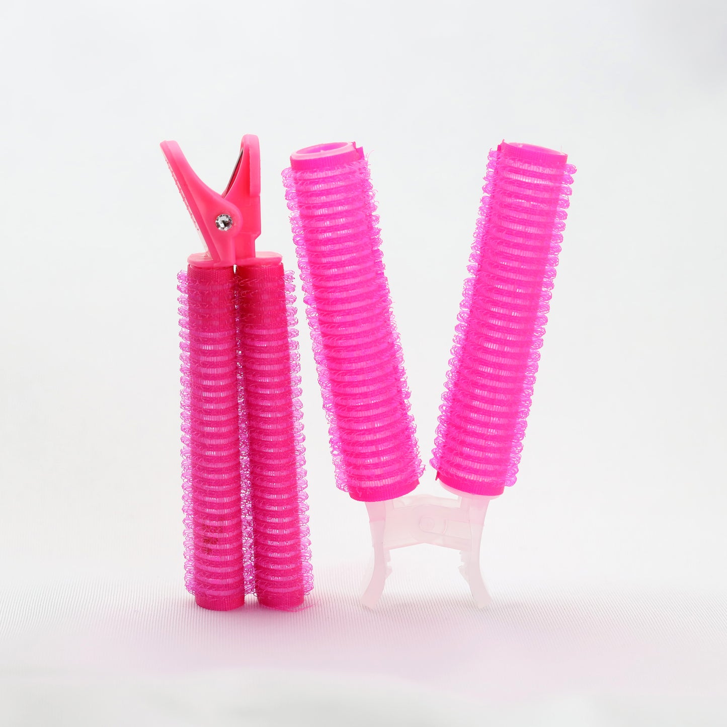 【 カリスマ美容師監修＆お客様に合わせた使い方動画付き】KAMISTORY カミカミカーラー 前髪カーラー 前髪カット ヘアブラシ（レッド大小set）